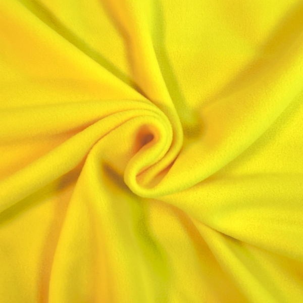 Plain Fleece Fabric YELLOW